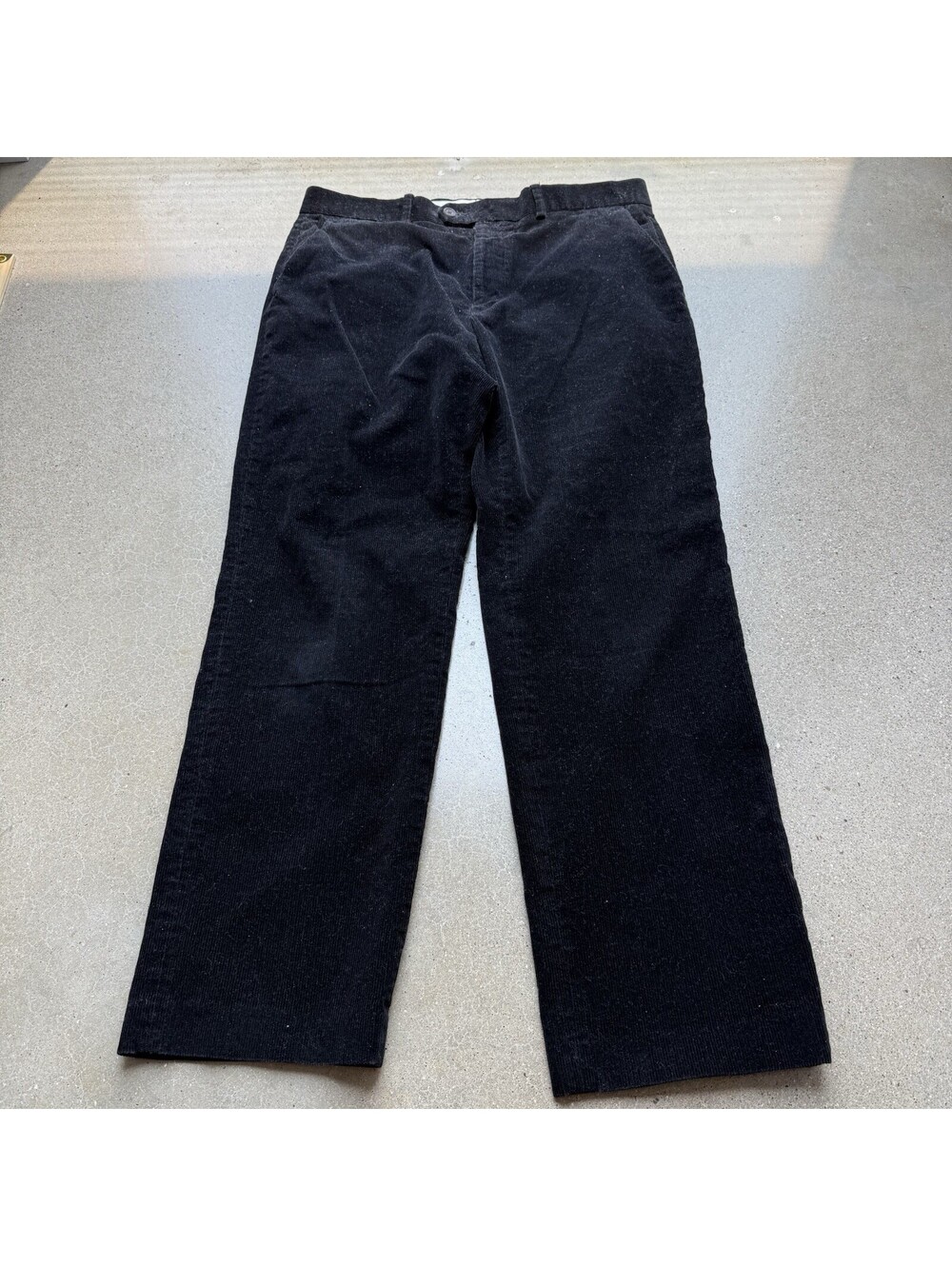 Lauren Ralph Lauren Pant Women Corduroy Mid Rise Zip Navy 33x29 Work Core Go